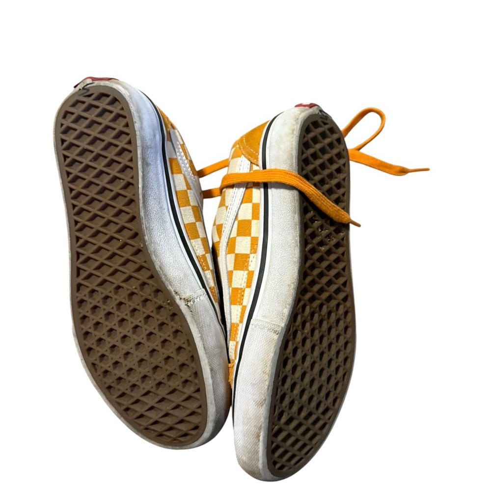 Vans Orange and White Skate Shoes - Picture 2 of 6